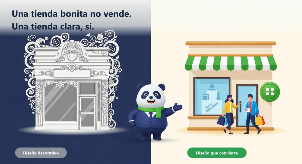 Una tienda bonita no vende; una tienda clara, sí