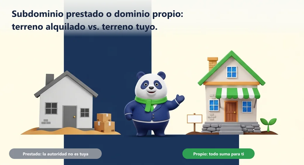Subdominio prestado o dominio propio: terreno alquilado versus terreno tuyo