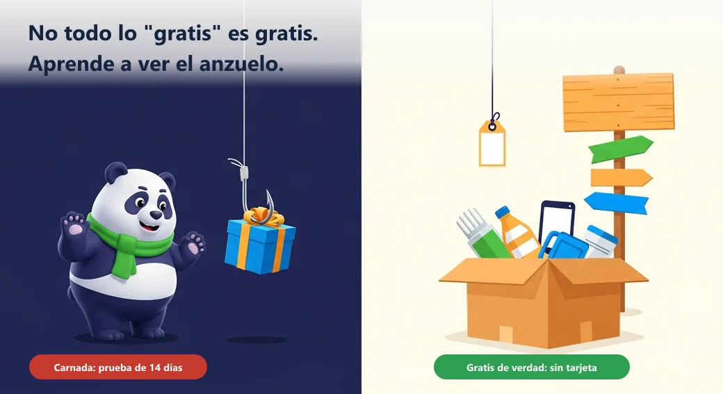 No todo lo gratis es gratis: aprende a ver el anzuelo detrás de la prueba de 14 días